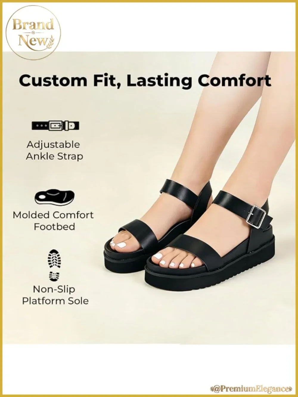 N/A platform sandals